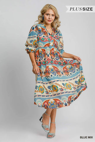 Curvy Millie Jane Midi Dress