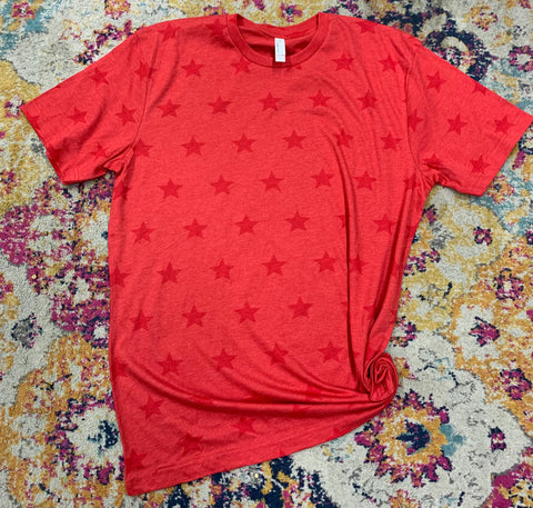 Seeing Stars Tshirt-Red