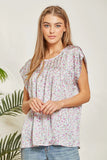 Camilla Satin Floral Printed Top