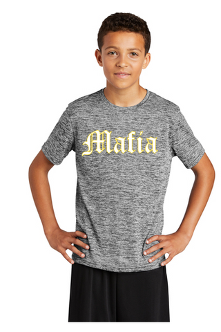 Five Star Mafia Youth  Electric Heather Port and Company Poly Tee