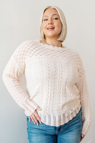 Never Let Down Lightweight Knit Sweater