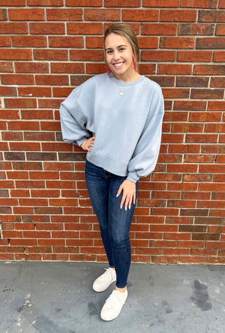 Its all about the puff Sweatshirt (Pastel Blue)