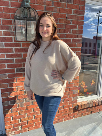 Heather Sweater- Beige