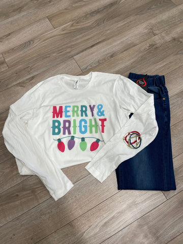 "Merry and Bright" T-shirt