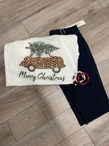 "Merry Christmas" Car T-Shirt