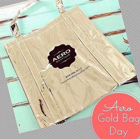 Aero Gold Bag - Aero Boutique 