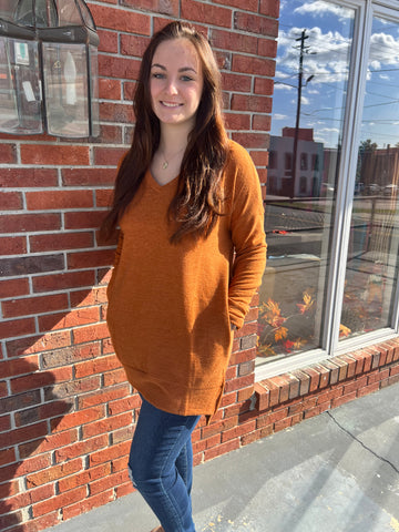 Autumn Sunset Sweater- Orange